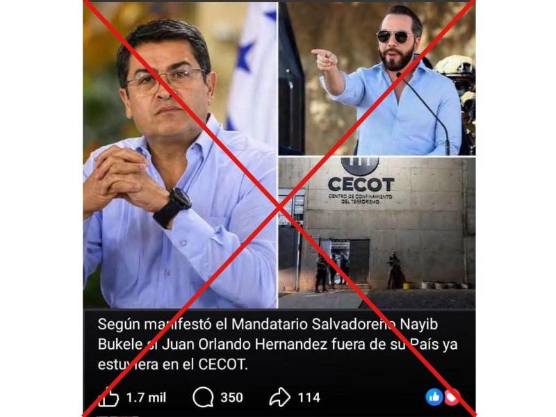 Captura de pantalla a una publicación de Facebook hecha el 3 de agosto de 2026.