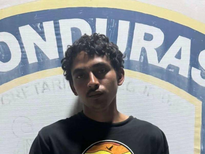 Carlos Daniel Palma Murillo, alias Caloco, de 21 años, fue capturado en la aldea Plan del Chancho.