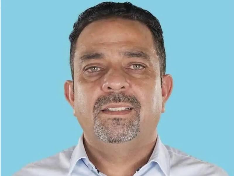 Fotografía del El alcalde de Yuscarán, Johny Alejandro Carrasco.