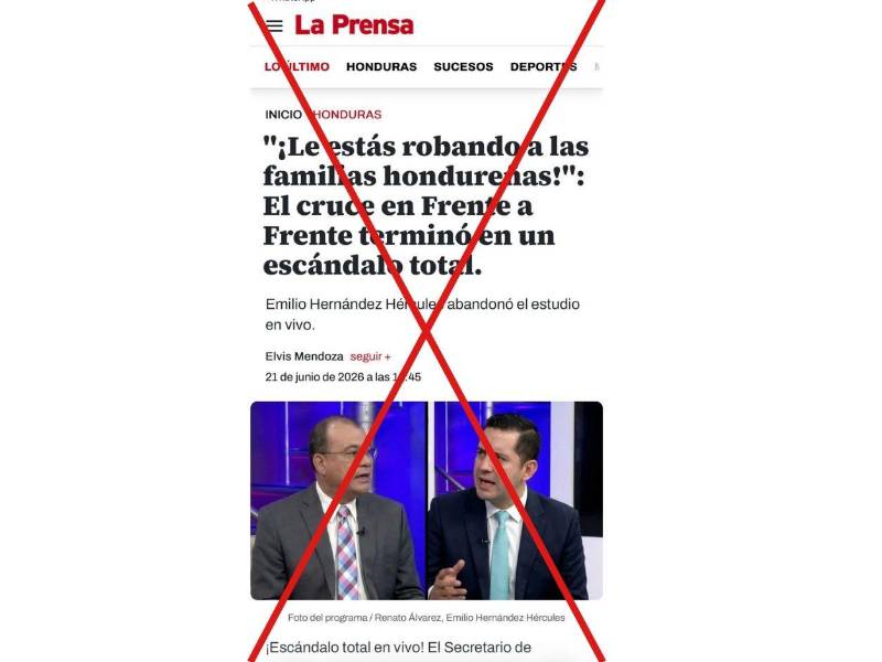 Captura de pantalla a una imagen que circula en WhatsApp hecha el 22 de junio de 2026.