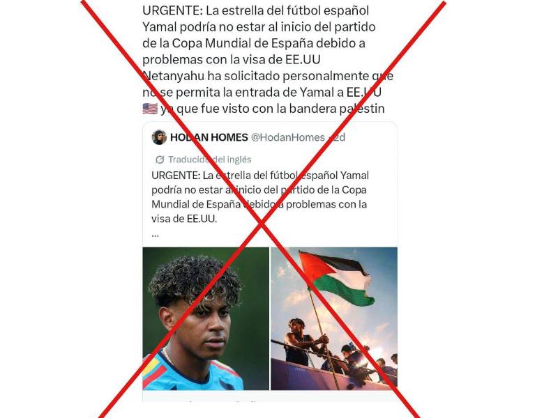 Captura de pantalla a una publicación de X hecha el 11 de junio de 2026.