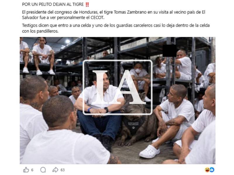 Captura de pantalla a una publicación de Facebook, hecha el 19 de octubre de 2026.