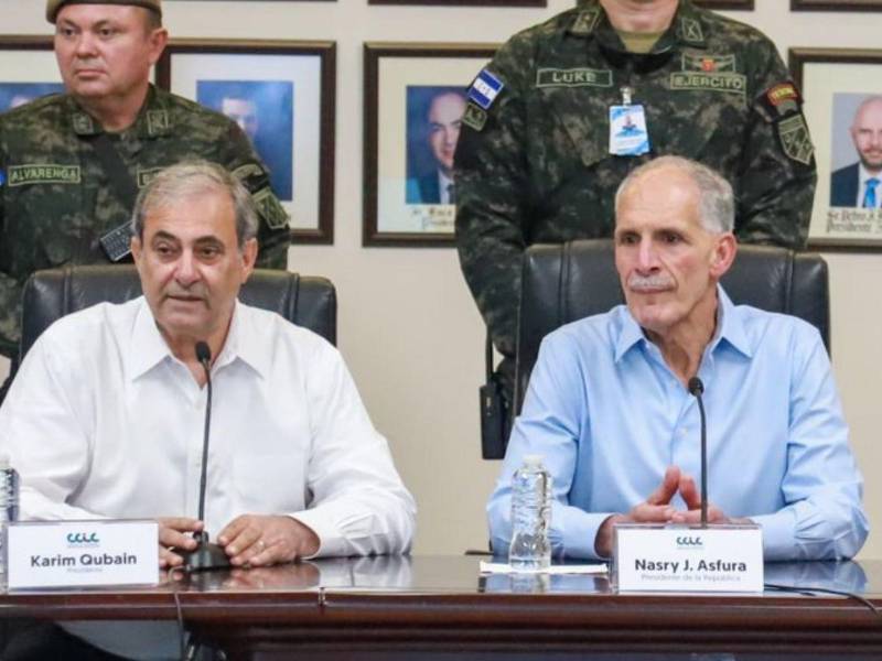 Reunión del presidente Nasry Asfura con empresarios de la zona norte de Honduras este sábado 14 de febrero de 2026.