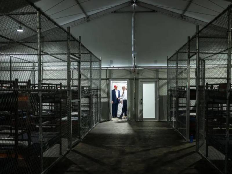 Trump inauguró la polémica cárcel migratoria ‘Alligator Alcatraz’. Casa Blanca