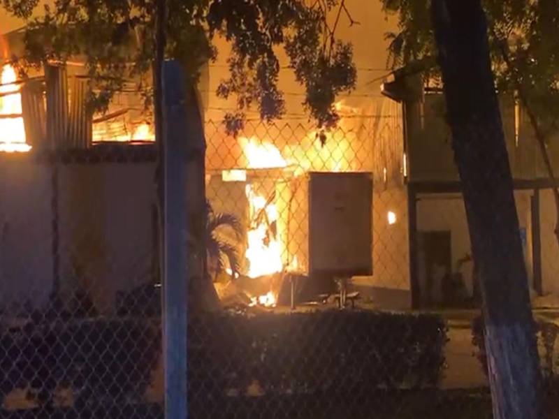 El siniestro se registró la noche de este martes.