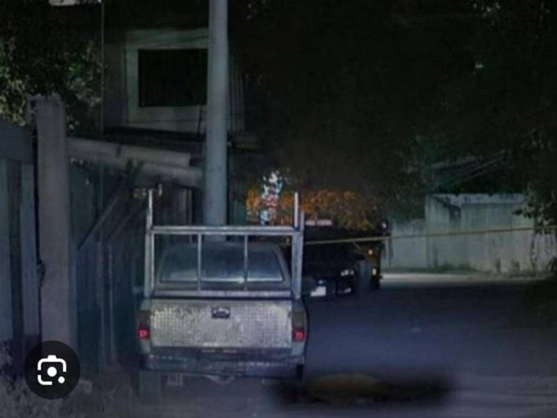 Imagen de la escena del crimen.