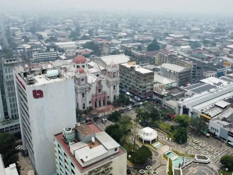 Panorámica del centro de San Pedro Sula, Cortés. Fotografía: LA PRENSA.