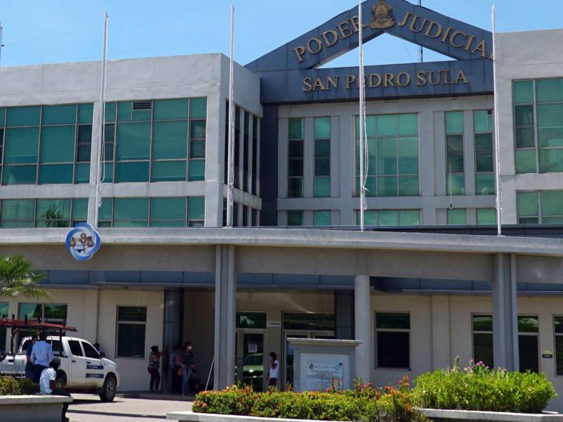 Edificio del Poder Judicial en San Pedro Sula.