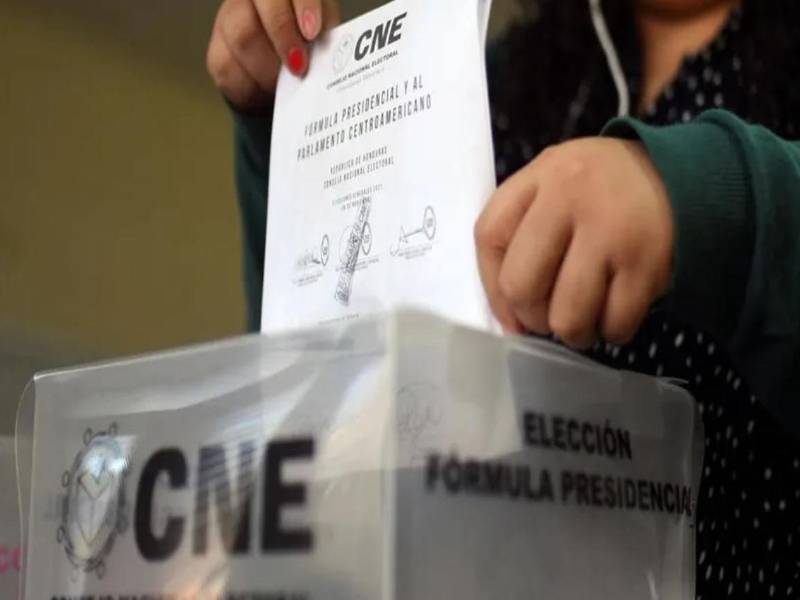 Imagen referencial de archivo de las pasadas elecciones en Honduras.