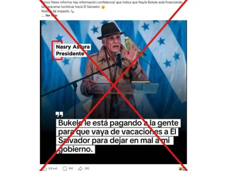 Captura de pantalla a una publicación de Facebook, hecha el 5 de octubre de 2026.