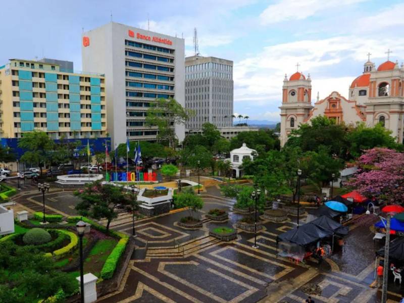 Imagen referencial de San Pedro Sula, zona norte de Honduras. La Prensa.