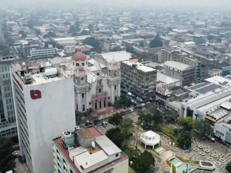 Fotografía del centro de San Pedro Sula. Archivo La Prensa.