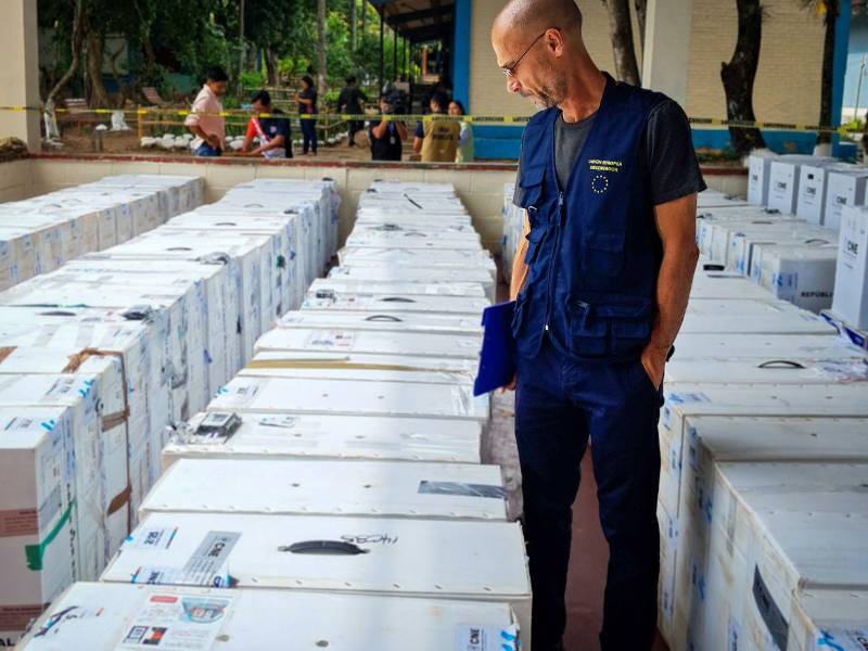 Los observadores de la UE calificaron la votación como buena o muy buena en el 97% de las mesas electorales observadas.