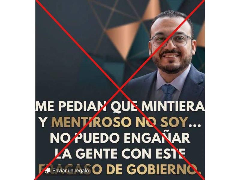Captura de pantalla a una publicación de Facebook hecha el 14 de agosto de 2026.
