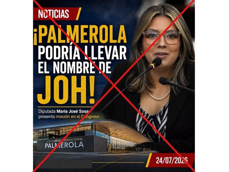 Captura de pantalla a una publicación de Facebook, hecha el 27 de julio de 2026.