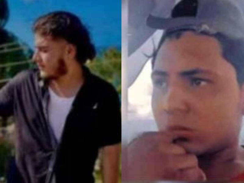 Fotografías en vida de los dos jóvenes que fueron asesinados en la madrugada de este sábado en Sabá, Colón.