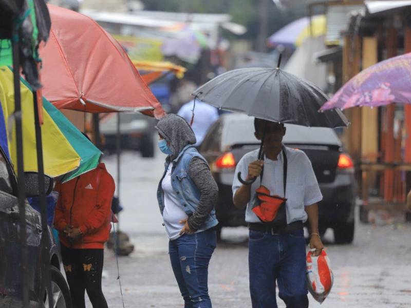 Las precipitaciones anunciadas serán en horas de la tarde y noche, según el pronóstico de Copeco.