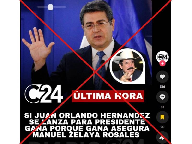 Captura de pantalla de una publicación en TikTok, hecha el 1 de julio de 2026.