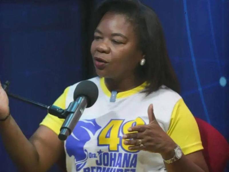 Johana Bermúdez, diputada del Partido Nacional.