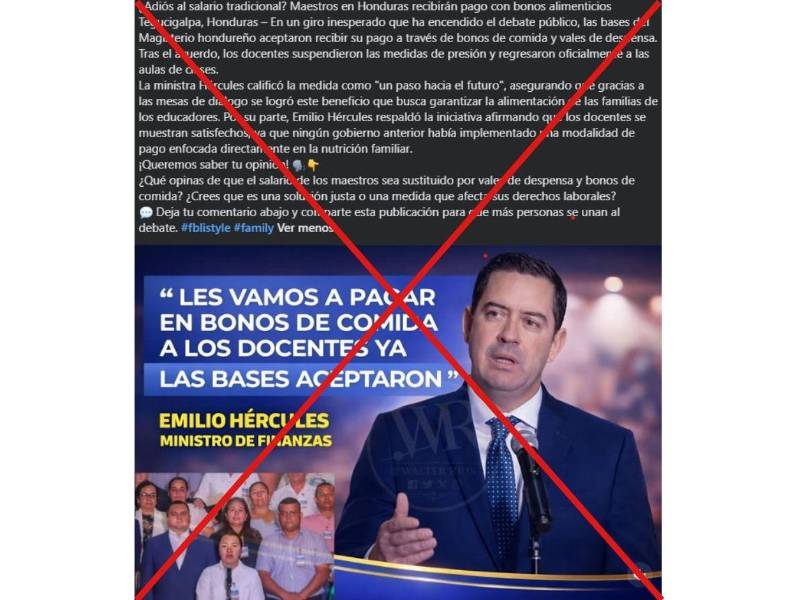 Captura de pantalla a una publicación de Facebook, hecha el 3 de junio de 2026.