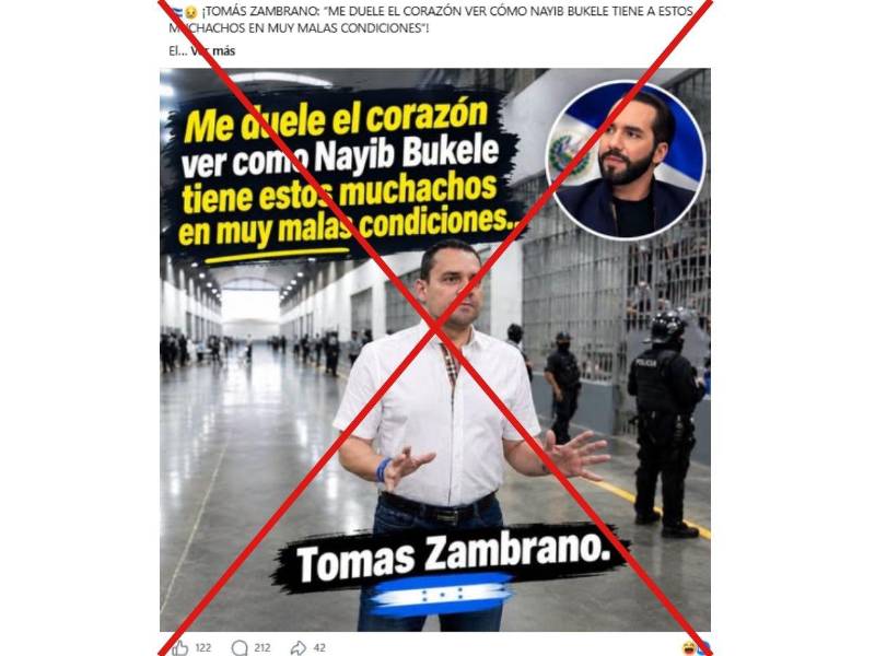 Captura de pantalla a una publicación de Facebook, hecha el 27 de octubre de 2026.