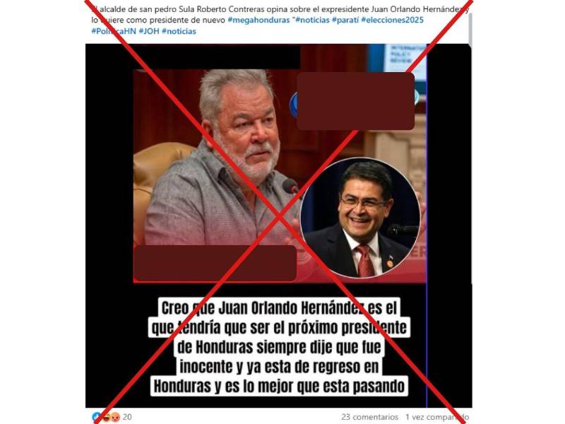 Captura de pantalla a una publicación de Facebook, hecha el 29 de julio de 2026.