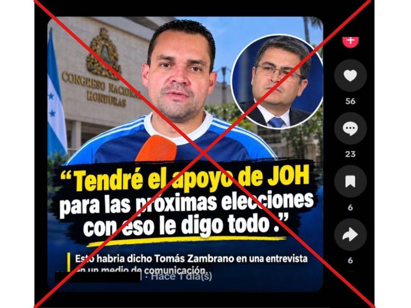 Captura de pantalla a una publicación de TikTok, hecha el 28 de septiembre de 2026.