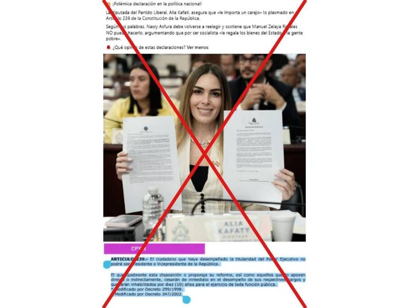 Captura de pantalla a una publicación de Facebook, hecha el 24 de julio de 2026.