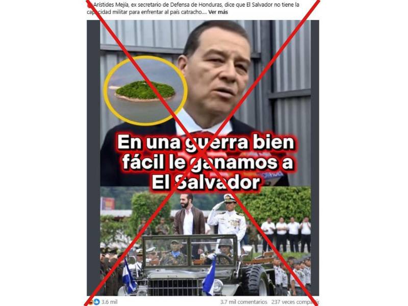 Captura de pantalla a una publicación de Facebook, hecha el 22 de julio de 2026.