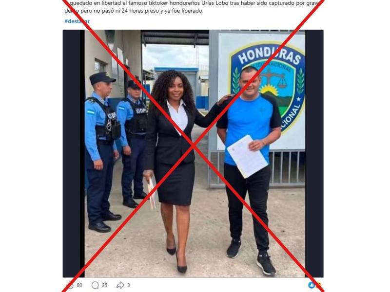 Captura de pantalla a una publicación de Facebook, hecha el 21 de agosto de 2026.