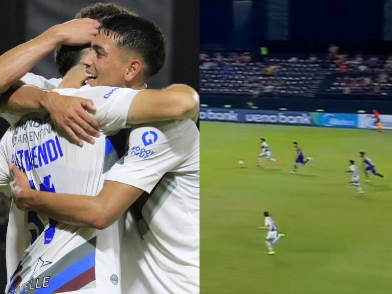 Riflazo de Agustín Auzmendi en golazo con Godoy Cruz en Copa Sudamericana