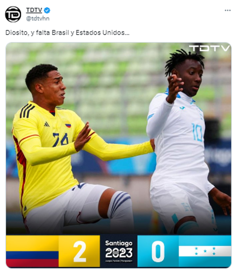 TDTV: “Diosito, y falta Brasil y Estados Unidos...” 