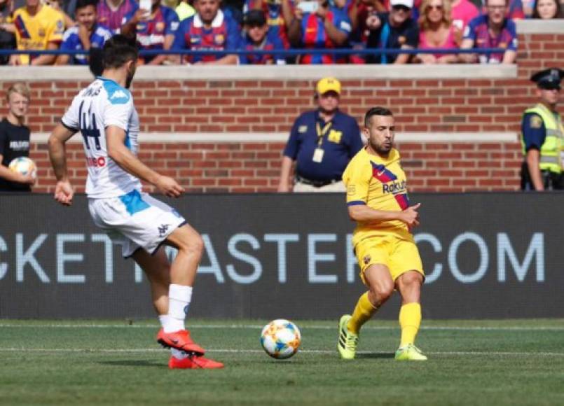 Jordi Alba - El español es el amo y señor de la banda izquierda del Barcelona. Es un fijo en Bilbao.