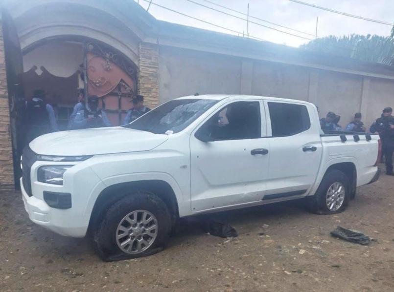 Los hallazgos forenses en la escena donde fueron asesinados cinco policías en Corinto