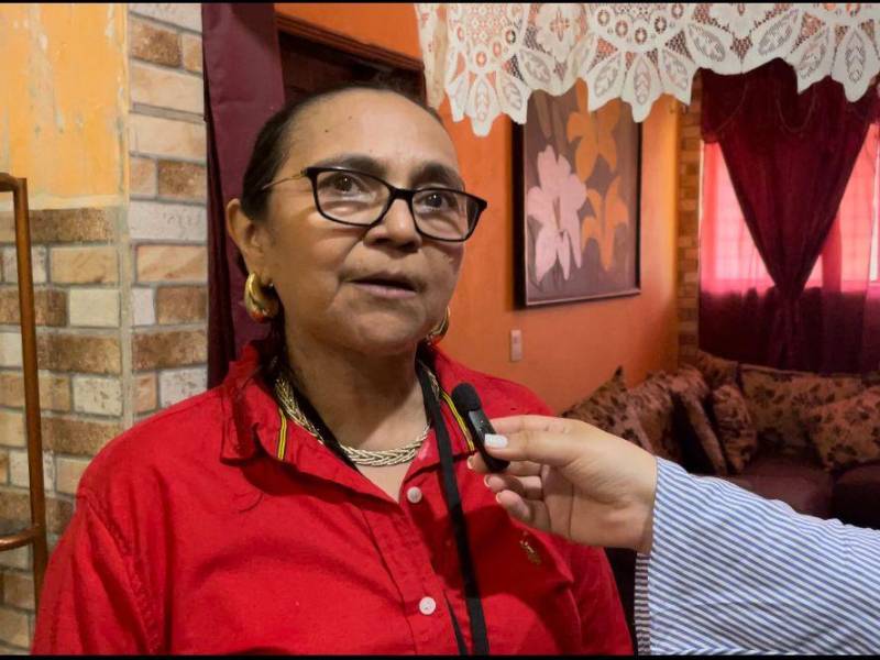 Nubia Sánchez, comerciante y precandidata a alcaldesa de La Lima por el movimiento “Todos por Honduras” del Partido Liberal.