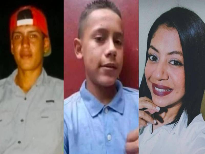 Imagen en vida de las víctimas en Yoro. El hecho se registró ayer sábado en horas de la noche.