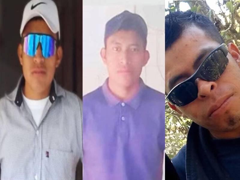<b>Juan, Daniel y José López Vásquez fueron encontrados en diferentes puntos de un solitario terreno.</b>