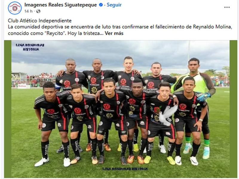 Exfutbolista muere en enfrentamiento con la Policía en Siguatepeque