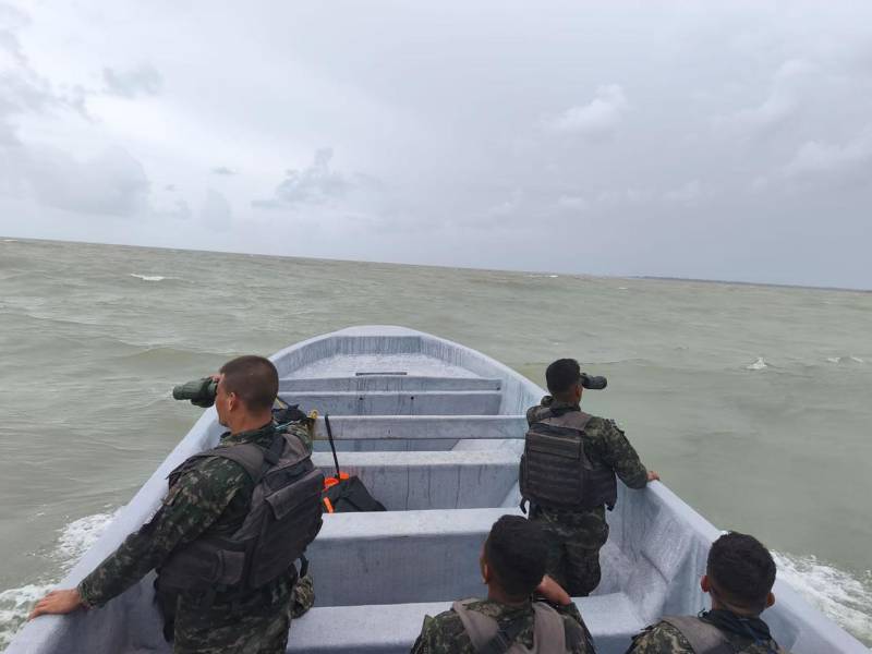 <b>Honduras pidió apoyo a la Fuerza Naval de Nicaragua para la búsqueda de los tres pescadores. </b>