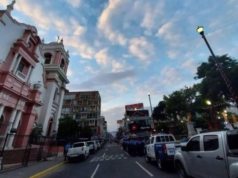 Imagen referencial de archivo del centro de San Pedro Sula.