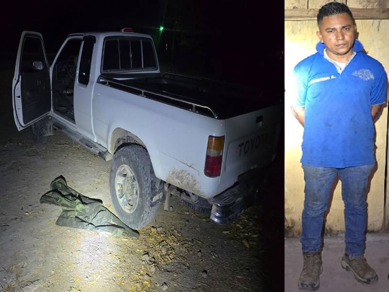 Las autoridades informaron que el vehículo había sido modificado con compartimentos falsos, estos ubicados bajo la paila del automotor, en el interior de la llanta de repuesto y dentro del tanque de combustible.