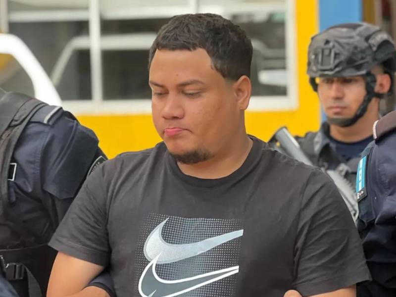 Javier Marín-Gonzales cuando fue capturado en el municipio de San Ignacio, departamento de Francisco Morazán.