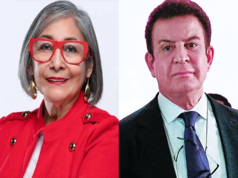 Maribel Espinoza y Salvador Nasralla en imagen de archivo.