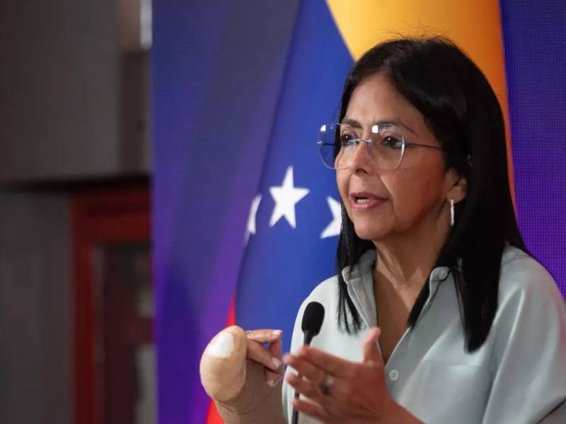 Delcy Rodríguez, vicepresidenta de Venezuela.