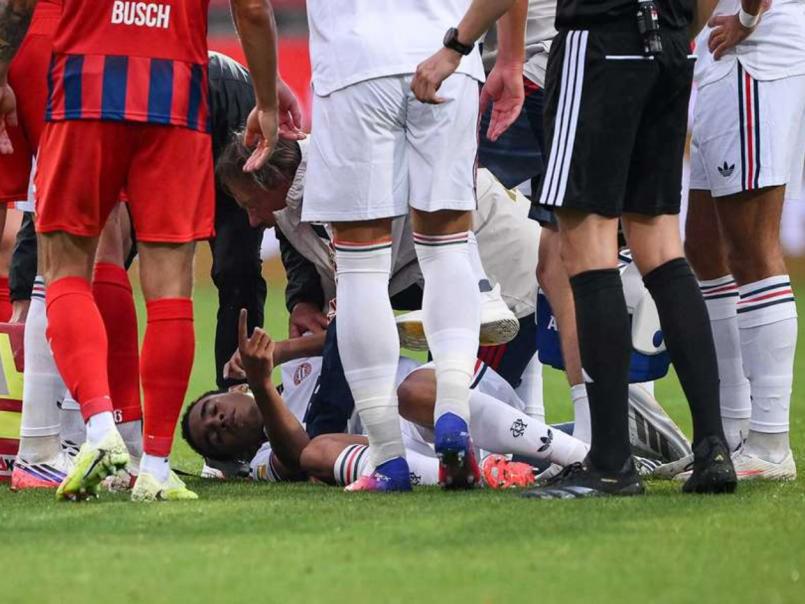 Musiala se volvió a desplomar en pleno partido y recibe la peor noticia