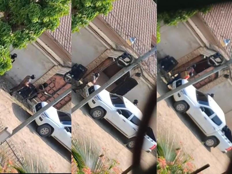 Huellas de la barbarie: así quedó la casa tras enfrentamiento mortal en Corinto