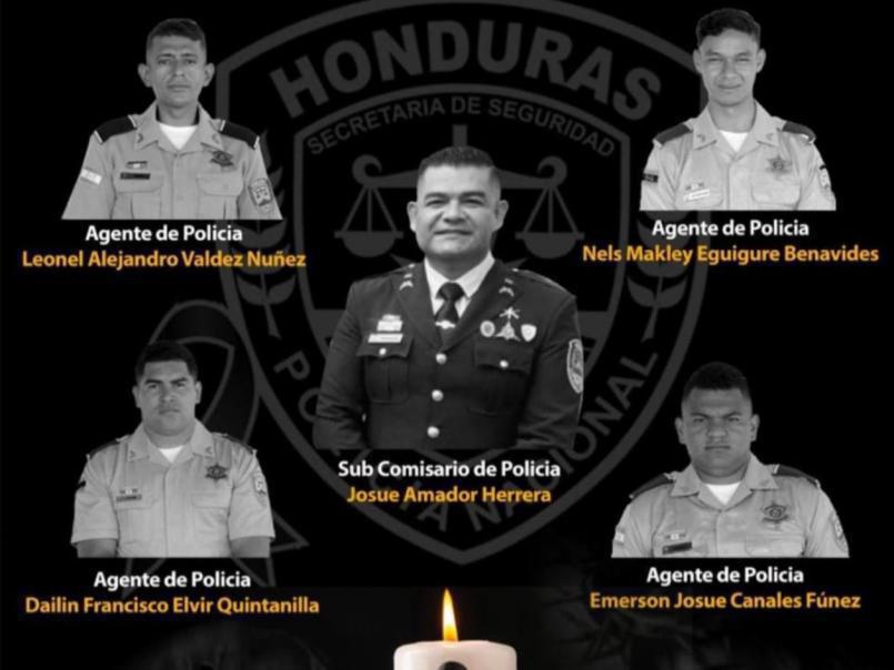 Los hallazgos forenses en la escena donde fueron asesinados cinco policías en Corinto