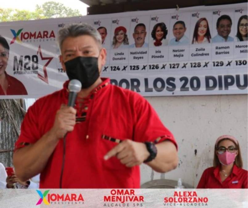 Omar Menjívar busca ser candidato a la alcaldía de San Pedro Sula por la alianza Alternativa Unificada de Libre de los movimientos FRP, POR y M28 de Libertad y Refundación (Libre).