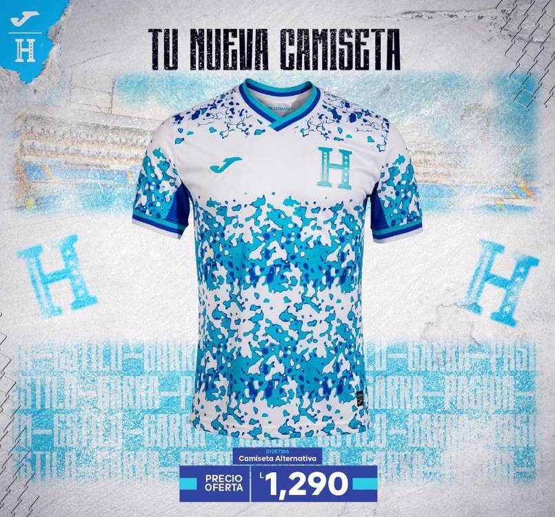 Honduras tiene nueva camiseta para la Copa Oro 2023 ¿Cuánto vale?