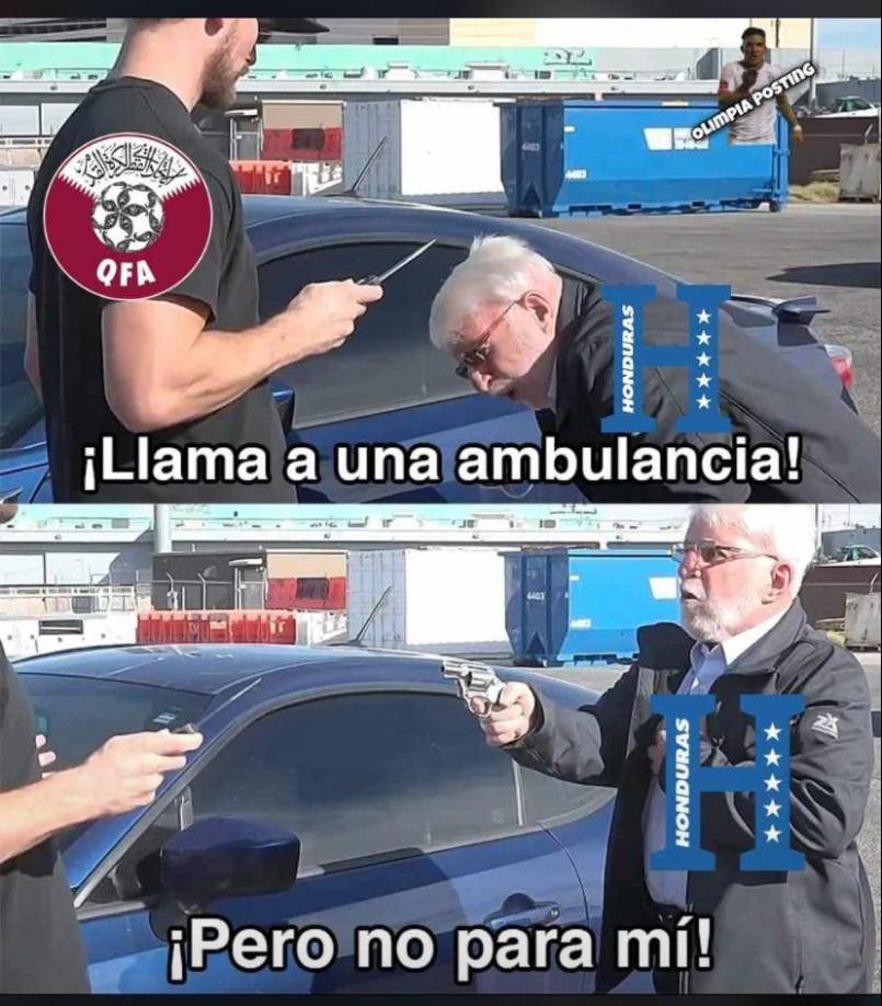 Los jocosos memes que dejó el agónico empate de Honduras ante Qatar